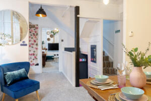 Bath Weekend Apartment Dining Area Through To Lounge