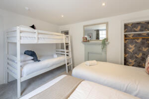 Holiday House Bath Rental Bedroom Second Floor Bunk Beds