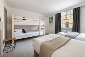 Holiday House Rental Bath Bedroom Second Floor Bunk Beds
